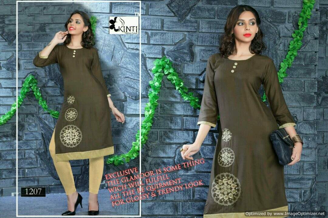 Kinti-Karishma Latest Fancy Ethnic Wear Fancy Kurti collection
 