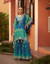 Magic By Sayuri Viscose Hand Mirror Kaftan With Gharara Wholesale Price In Surat
