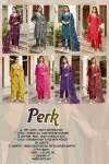 Perk Vol 1 Vertican Silk Kurti With Bottom Dupatta 