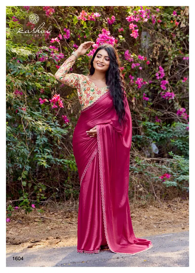 Neel Vol 16 By Kashvi Mono Satin Designer Wear Saree Orders In India