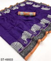 Rajyog Sarathi Soft Linen Elephant Digital Printed Saree Wholesale Price In Surat