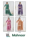Mahnoor By Blue Hills Georgette Kurtis With Bottom Dupatta
