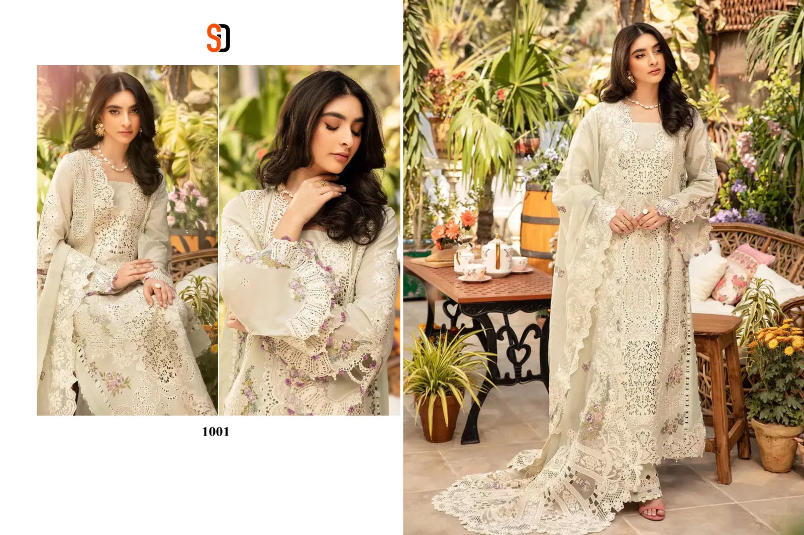 Elaf Vol 1 By Shraddha Pure Cotton Pakistani Suits Exporters In India