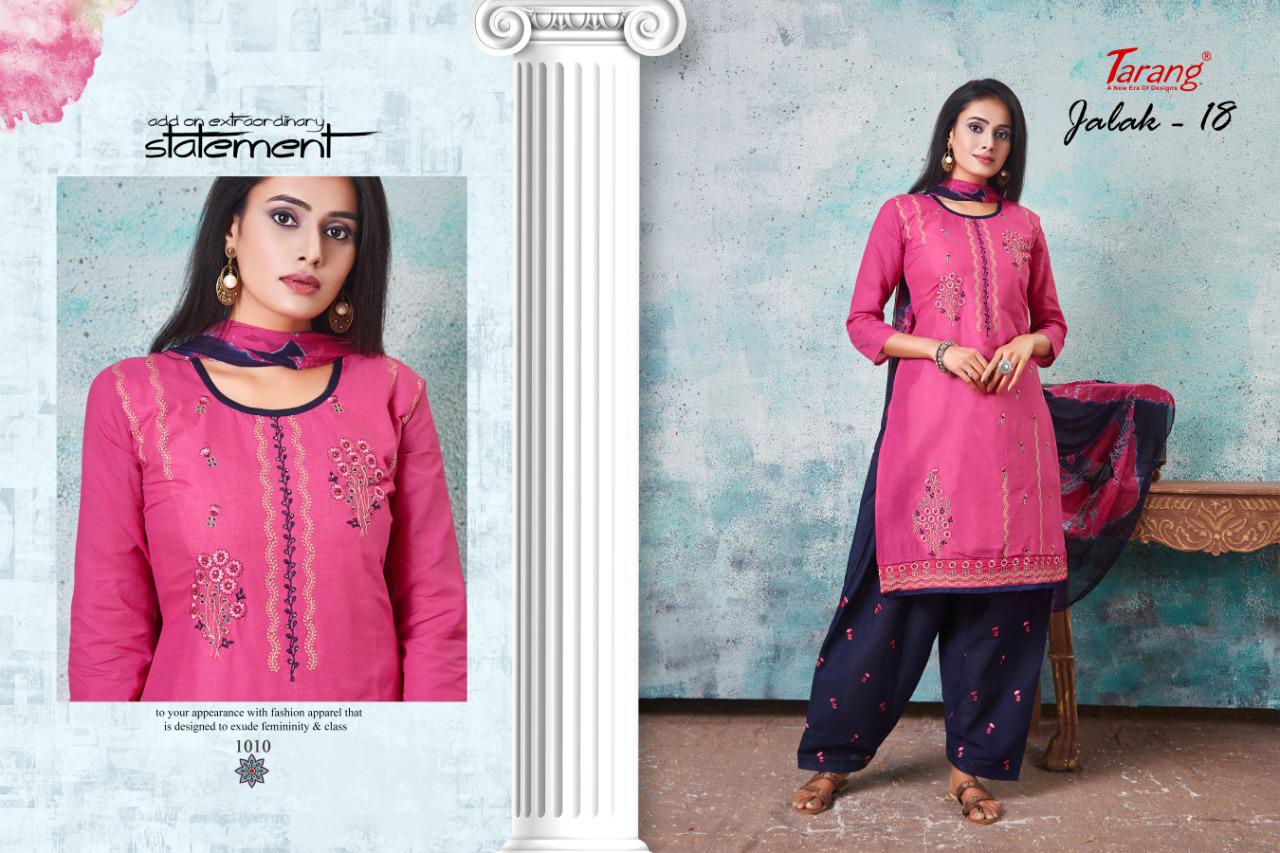 Tarang Jalak 18 Latest Designer Semi Lawn Cotton Dress Material With Nazneen Dupatta
