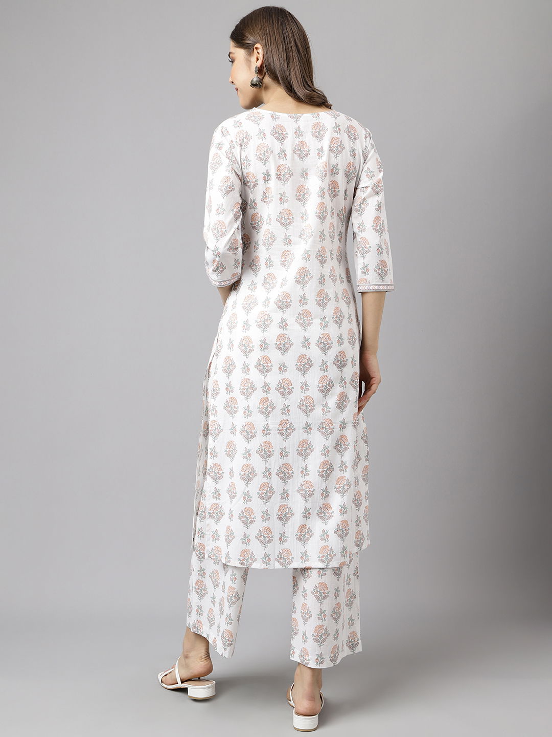 Fiorra SET0000 02 Printed Cotton Kurti With Palazzo Wholesale Market In Mumbai
