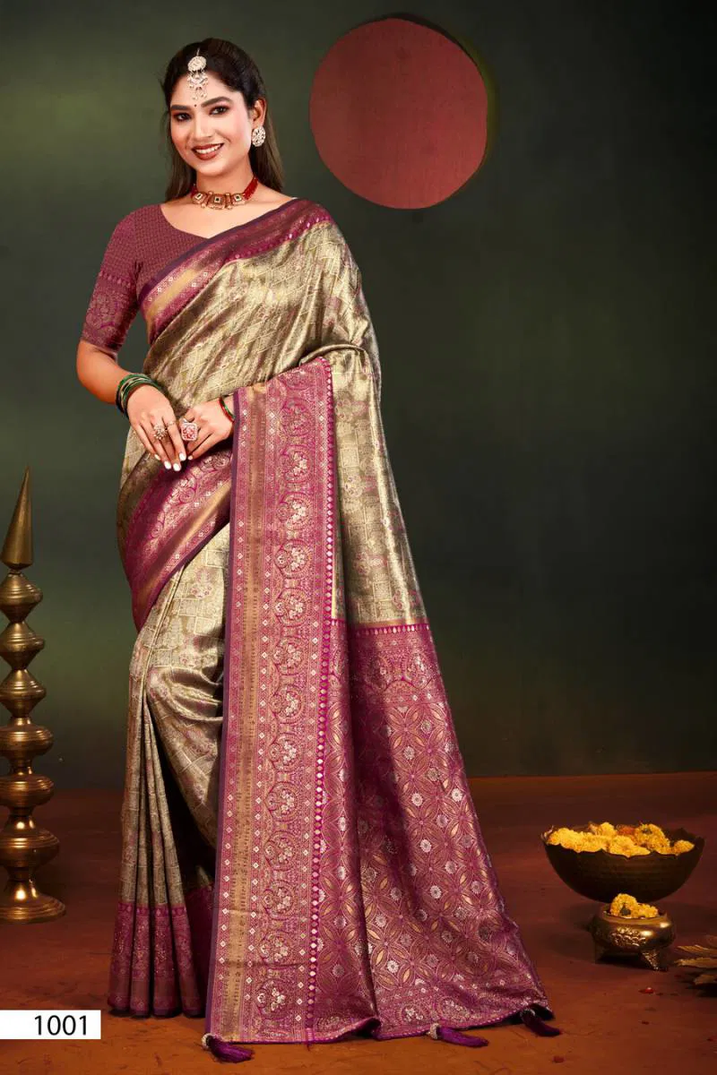 Radha Saroski Vol 1 By Saroj Traditional Wear Silk Saree Best Wholesale Shop In Surat