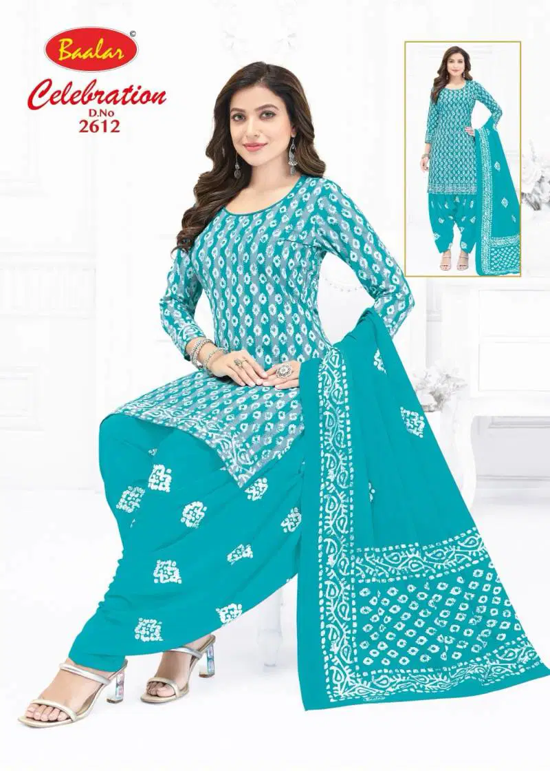 Baalar Celebration Vol 26 Fancy Cotton Printed Dress Material Wholesale Online