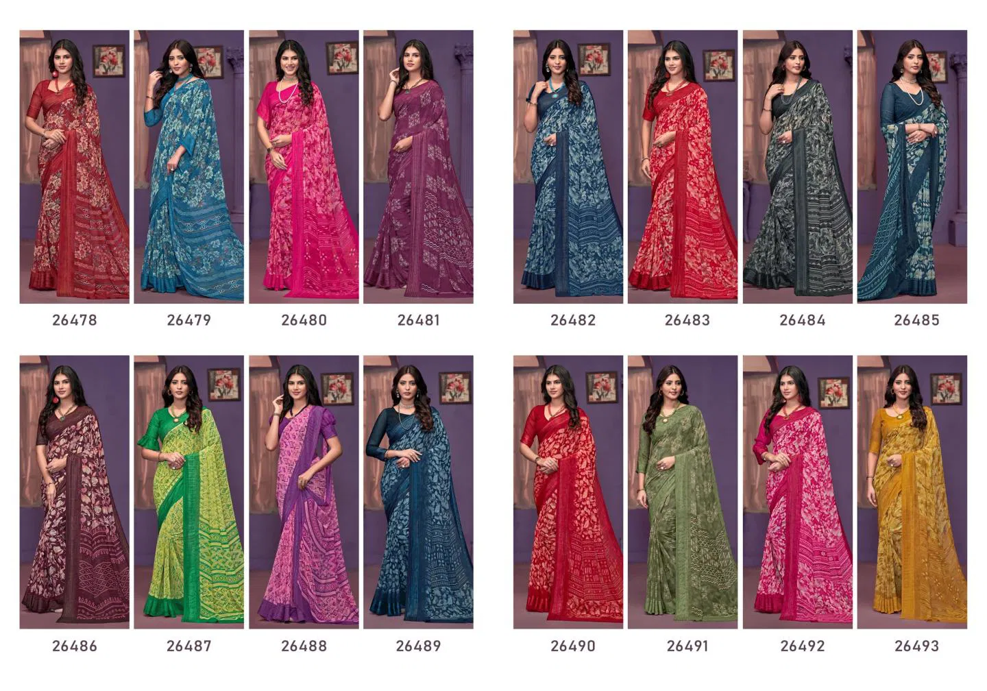 Skyla Vol 3 By Bela Fashion Georgette Saree Wholesale In India