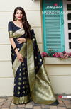 Manjubaa Mahadevi Latest Fancy Heavy Festive Wear Designer Silk Sarees Collection
