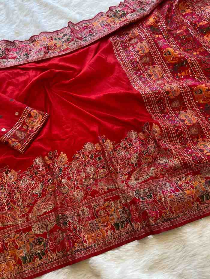 Kc 308 Festive Wear Pashmina Silk Saree Bulk Orders In India