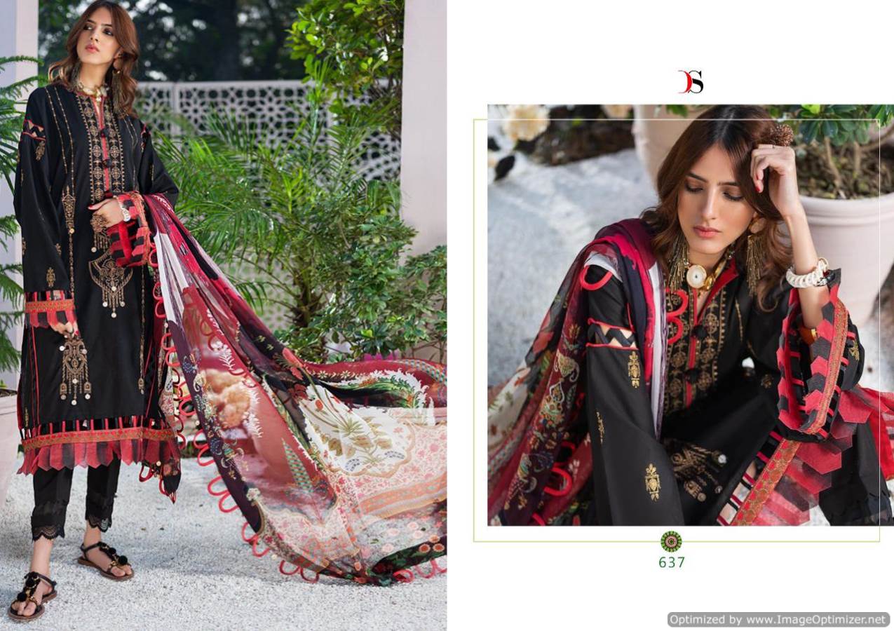 Deepsy Elan Latest Designer Festive Wear Cotton Print With Embroidery   Pakistani Suits Collection With Cotton Mal-Mal Dupatta