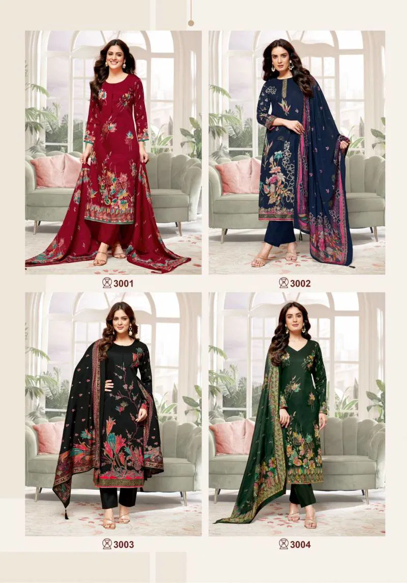Kaara Advance Vol 3 By Suryajyoti Jam Satin Printed Dress Material Wholesale In India