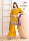 Simroo By Gulzar Premium Chinon Embroidery Readymade Suits Orders In India