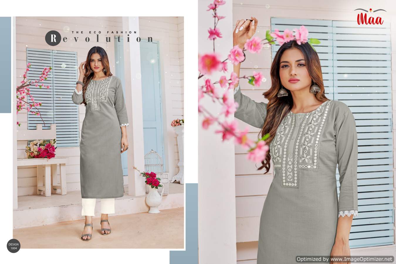 Maa Amore Mul Cotton Fancy Latest Ethnic Wear Designer Kurti Collection