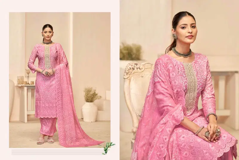 Sakshi By Kala Pc Cotton Designer Dress Material Wholesale Market In Surat
