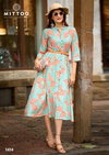 Belt Vol 22 By Mittoo Rayon Printed Desginer Online Kurtis Wholesale