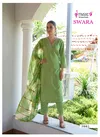 Swara Vol 3 by Mystic 9 Rayon Dobby Kurti With Bottom Dupatta Wholesalers In Surat
