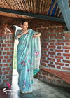 Shangrila Apsara Sequins New Party Wear Linen Latest Saree Collection