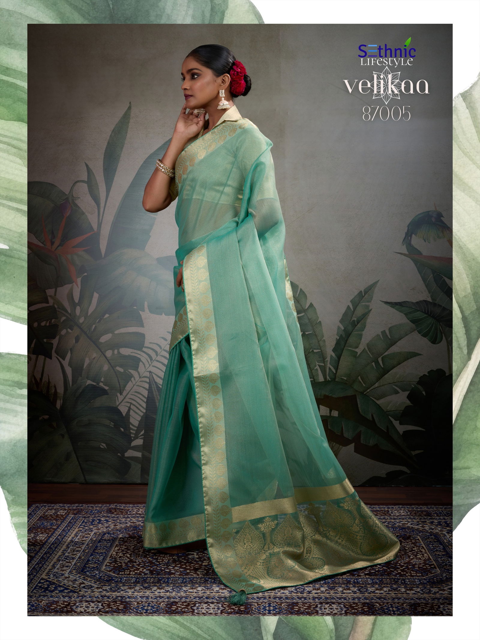 Velikaa By Sethnic Tissue Silk Wholesale Party Wear Saree Suppliers In India