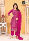 Manpreet By Alok Mudaal Discharge Designer Printed Dress Material Orders In India