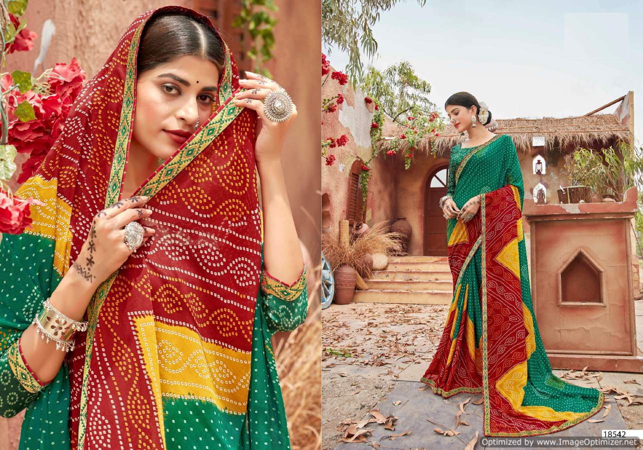 Bandhan 5 Raniyar Printed Regular Casual Wear Fancy Banarasi Border Saree Collection
