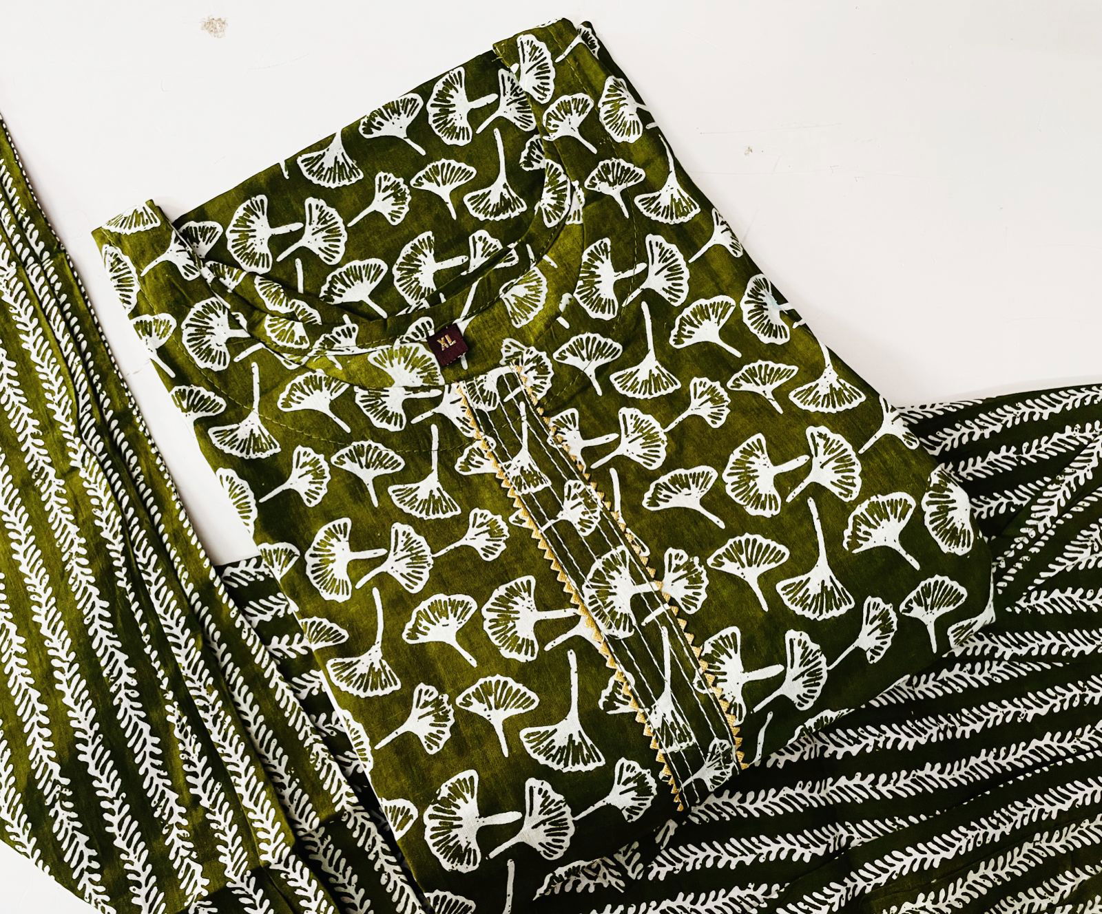 Virat Printed  Jaipuri Cotton Kurti With Bottom Catalog