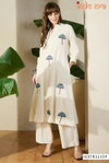 Indo Era 2584 Cotton Floral Embroidered Thread Worked Kurti With Bottom Wholesalers In Delhi