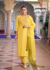 Sangeet 1 By Rangoon Viscose With Khatli Handwork Kurti With  Bottom Dupatta Suppliers In India