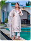 Naisha K 405 Glass Work Handwork Designer Kurti With Pant Dupatta Wholesale Online