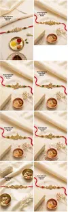 Brass High Gold Task Rakhi 1 