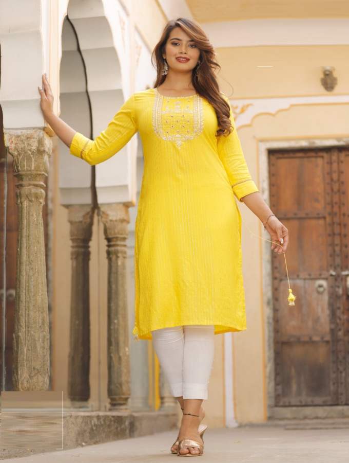 Fashion Story 1 Latest Party Wear Embroidery Fancy Kurti Collection