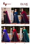 Olive Vol 6 By LT Nc Malai Silk Wholesale Party Wear Saree Suppliers In Mumbai
