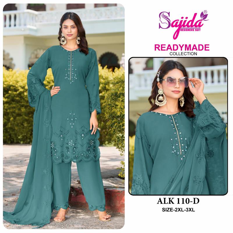 Sajida 110 A To D Georgette Pakistani Salwar Kameez Online Wholesale