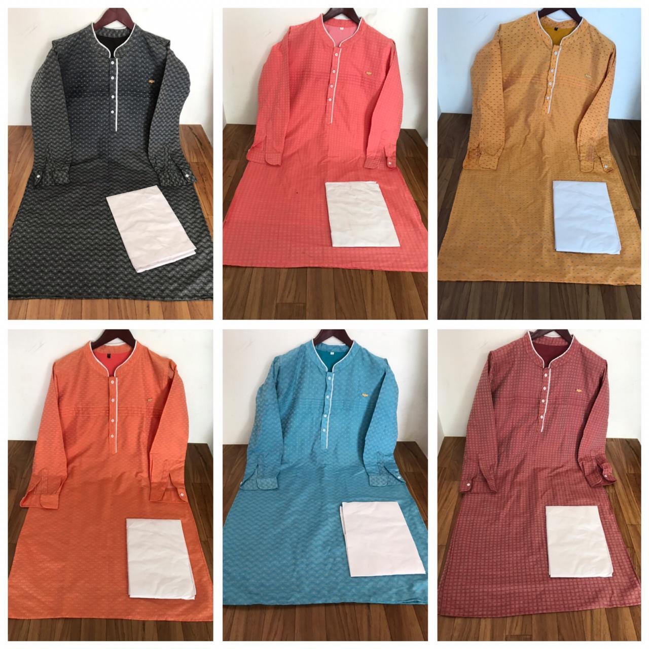 Ram-Leela Couple Combo Of Kurta With Pants And Kurti With Pants 