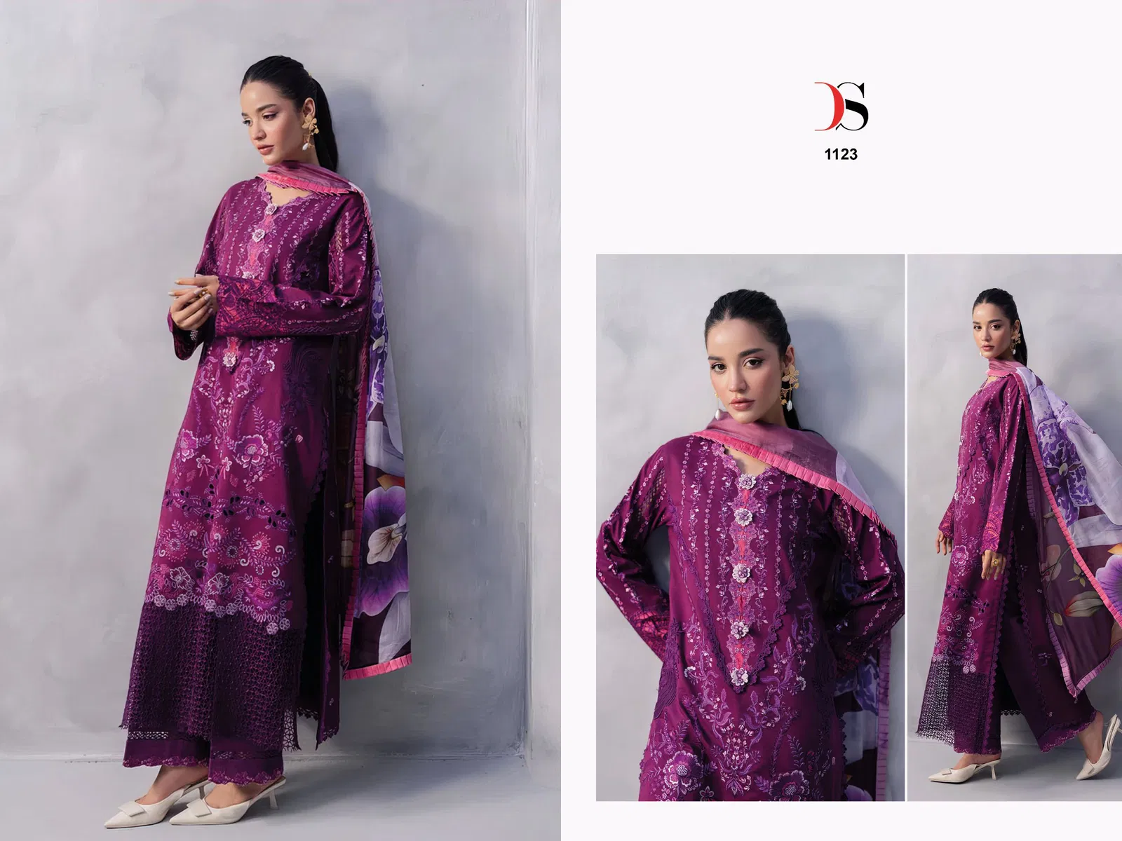 Mushq 25 By Deepsy Cotton Embroidery Pakistani Salwar Suit Suppliers In India