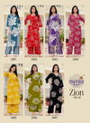 Zion Vol 2 By Radhika Rayon Printed Wholesale Kurti With Bottom Suppliers In Mumbai