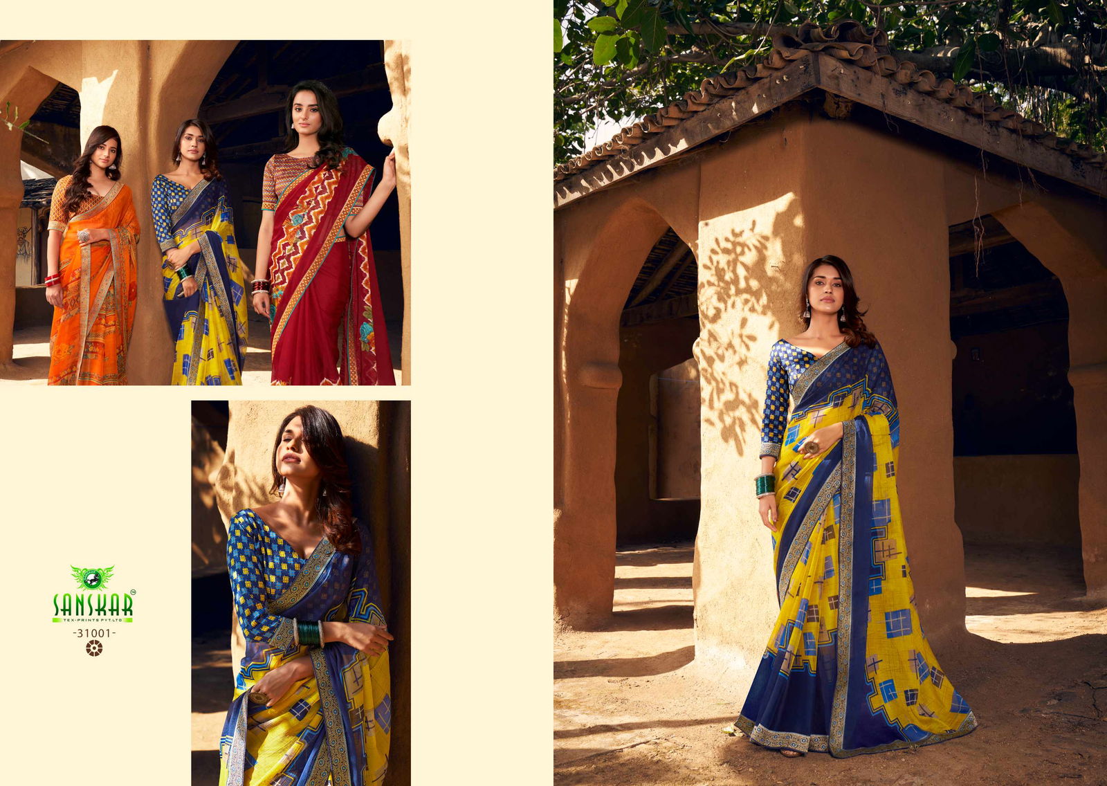 Sanskar Shubhlabh New Exclusive Party Wear Brasso Designer Saree Collection