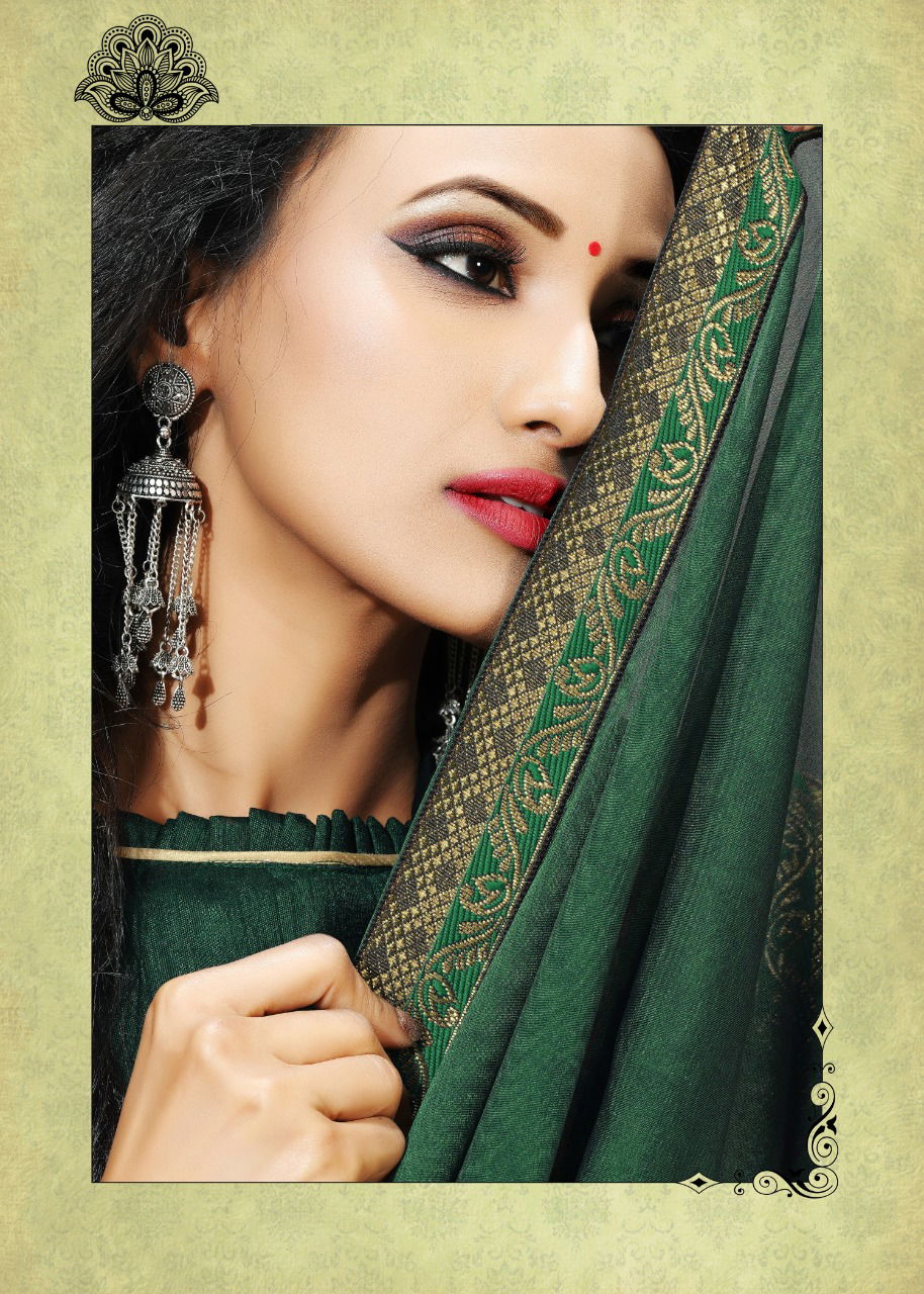 Twist Of Fashion 2 Latest Printed Designer Border Saree Collection 
