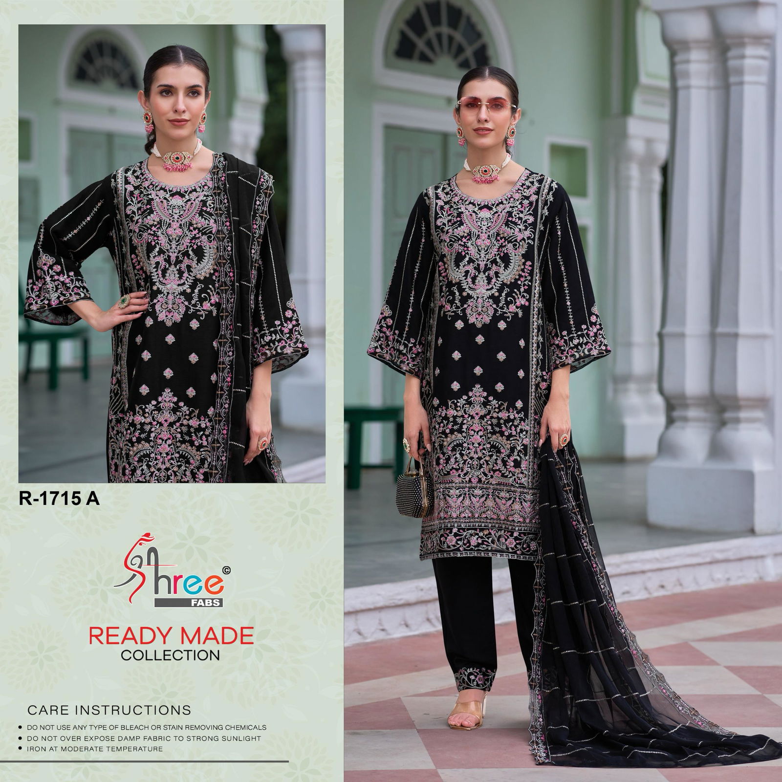 R 1715 By Shree Fabdy Silk Pakistani Readymade Suits Wholesale Shop In Surat