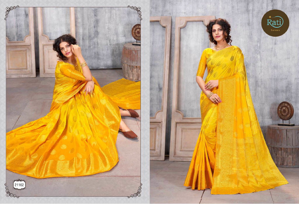 Rati Gajgamini Latest Fancy Designer Stylish Festive Wear Fancy Silk Saree Collection
