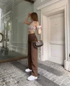 Vivda Wide Leg Cream Jeans Wholesale Price in Surat