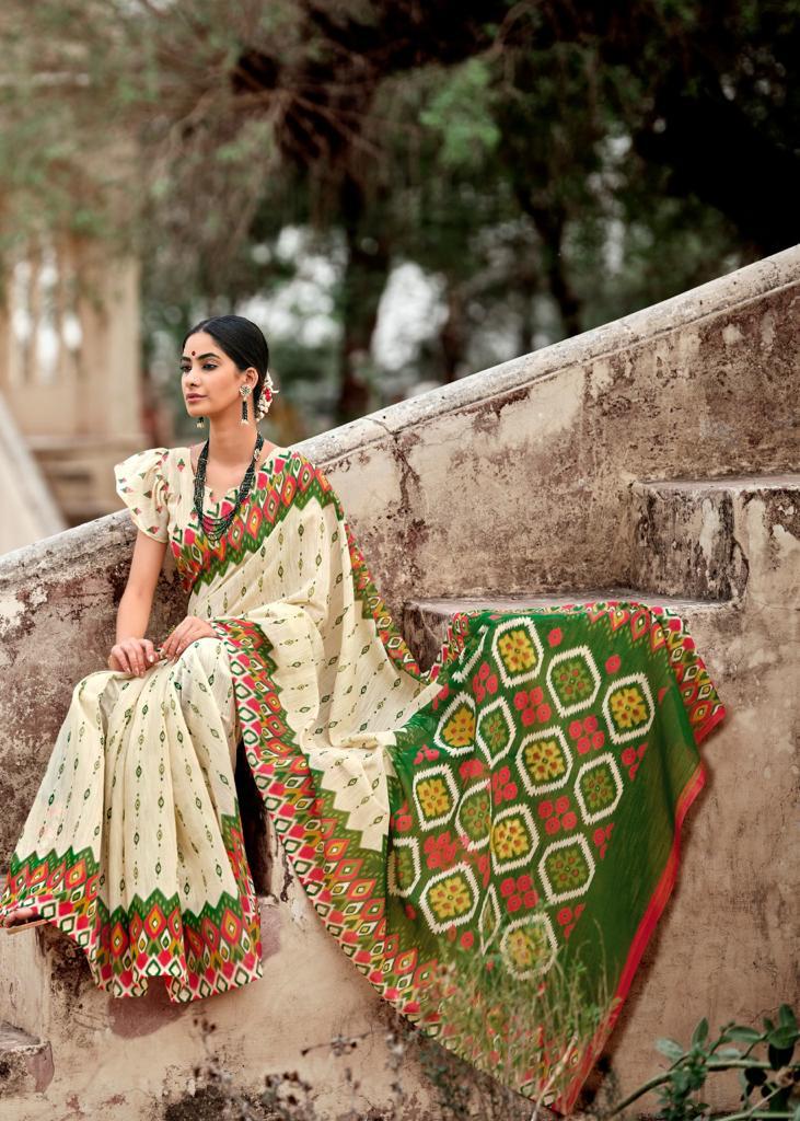 Lt Nivrata Silk Regular Casual Wear Printed Cotton Silk Sarees Collection
