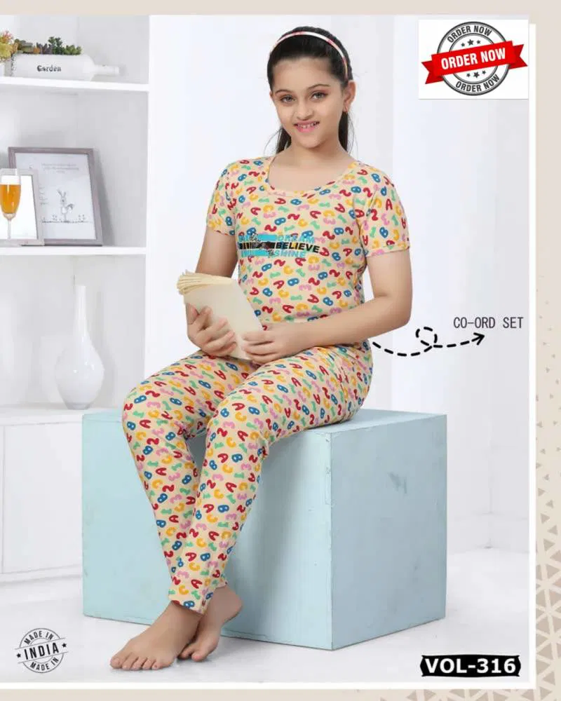 Summer Special Kids Vol Dn 316 Ns Cotton Night Suits Wholesale Suppliers In Mumbai