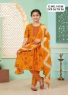 Vakti 10158 Capsule Printed Kids Wear Kurti With Pant Dupatta