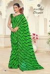 Darpan By Kashvi Georgette Lehariya Printed Surat Saree Wholesale Market
