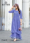Toral By Mittoo Rayon Printed Kurti With Bottom Wholesale Market In Surat
