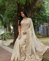 Vt 709 Organza Silk Embroidered Festive Wear Saree Exporters In India