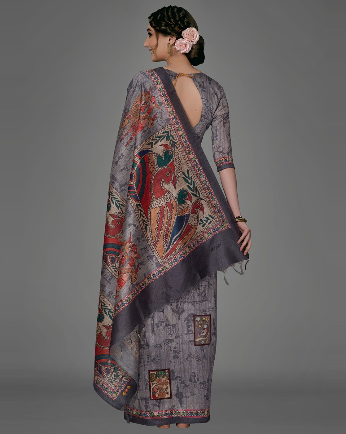Apple Kalamkari 13 Latest Fancy Festive Wear Printed Manipuri silk Sarees Collection
