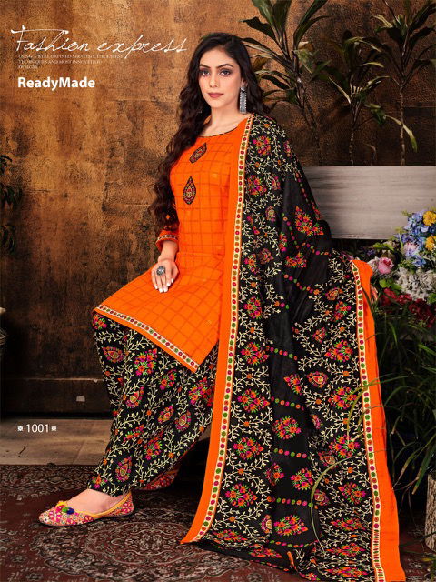 Mitto Patiyala 1 Casual Regular Wear Cotton Printed Ready Made Collection
