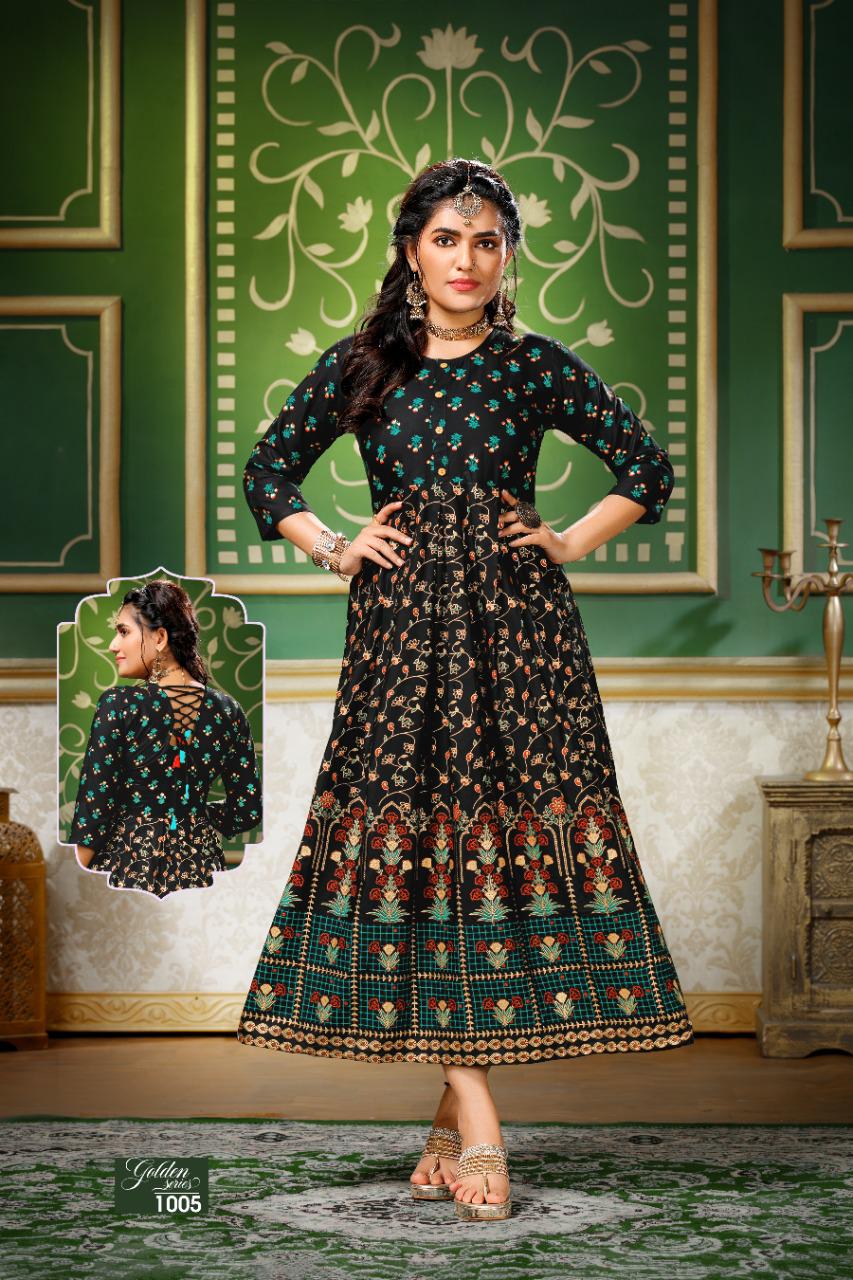 Fashion Talk Golden Series Gorgeous Designer Kurtis Collection
